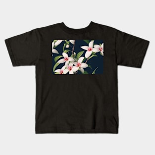 Botanical Drawing of a Frangipani Kids T-Shirt